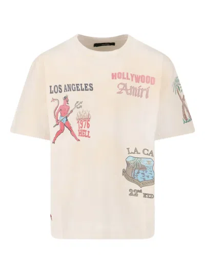 AMIRI GRAPHIC-PRINT COTTON T-SHIRT