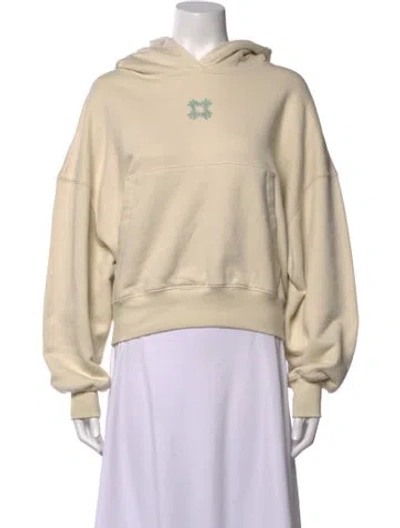 Pre-owned Amiri Graphic Print Crew Neck Hoodie In Neutrals