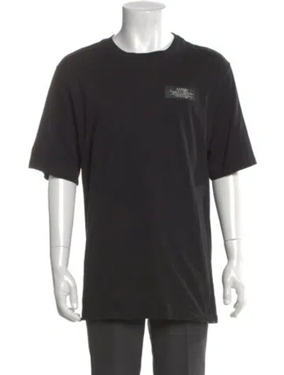 Pre-owned Amiri Graphic Print Crew Neck T-shirt In Black