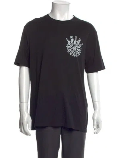 Pre-owned Amiri Graphic Print Crew Neck T-shirt In Black