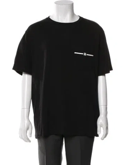 Pre-owned Amiri Graphic Print Crew Neck T-shirt In Black