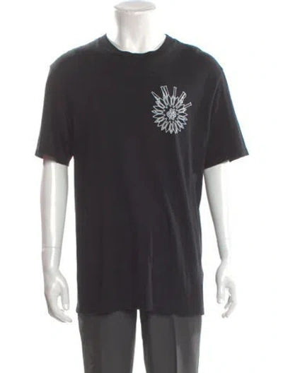 Pre-owned Amiri Graphic Print Crew Neck T-shirt In Gray