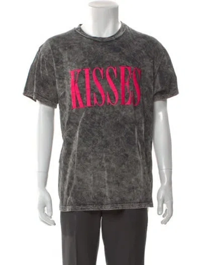 Pre-owned Amiri Graphic Print Crew Neck T-shirt In Gray