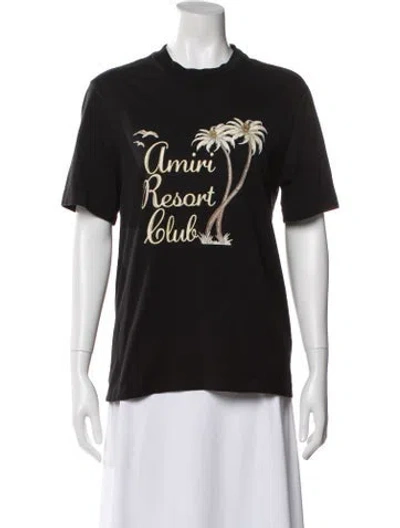 Pre-owned Amiri Graphic Print Crew Neck T-shirt In Multi