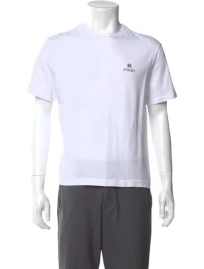 Pre-owned Amiri Graphic Print Crew Neck T-shirt In Neutral