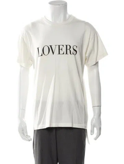 Pre-owned Amiri Graphic Print Crew Neck T-shirt In Neutral