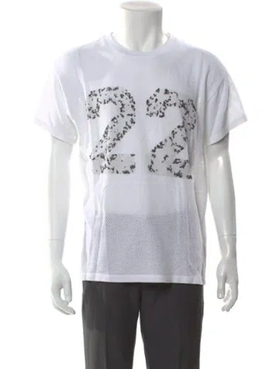 Pre-owned Amiri Graphic Print Crew Neck T-shirt In Neutral