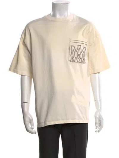 Pre-owned Amiri Graphic Print Crew Neck T-shirt In Neutral