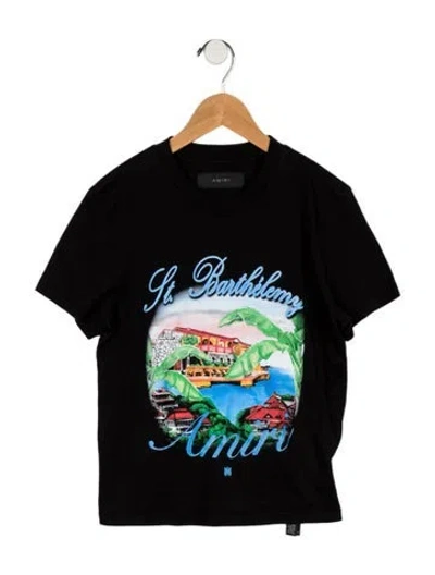 Pre-owned Amiri Graphic Print Crew Neck T-shirt W/ Tags In Black