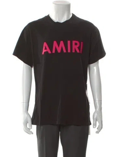 Pre-owned Amiri Graphic Print Crew Neck T-shirt W/ Tags In Black
