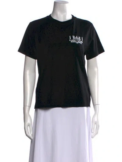 Pre-owned Amiri Graphic Print Crew Neck T-shirt W/ Tags In Black