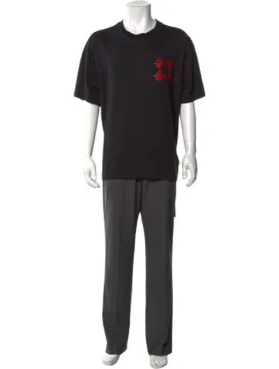 Pre-owned Amiri Graphic Print Crew Neck T-shirt W/ Tags In Black
