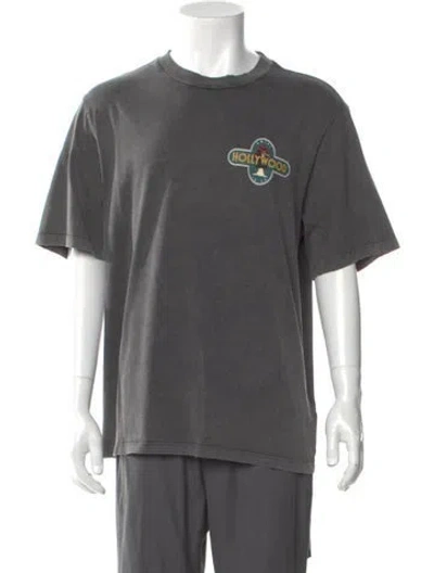Pre-owned Amiri Graphic Print Crew Neck T-shirt W/ Tags In Gray