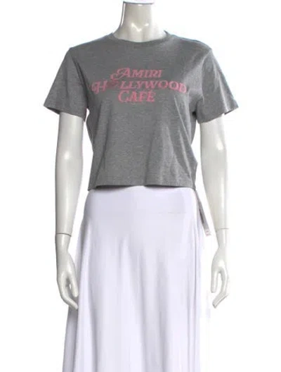 Pre-owned Amiri Graphic Print Crew Neck T-shirt W/ Tags In White