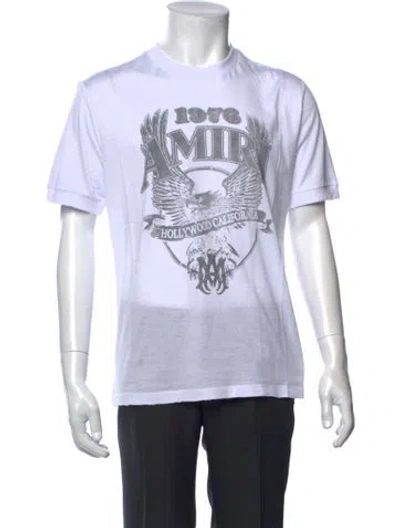 Pre-owned Amiri Graphic Print Crew Neck T-shirt W/ Tags In White