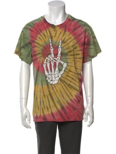 Pre-owned Amiri Graphic Print Crew Neck T-shirt W/ Tags In Yellow