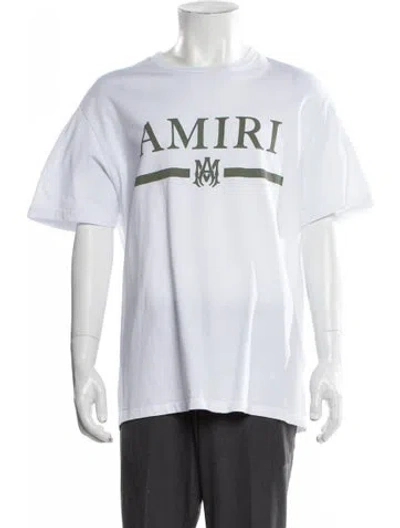 Pre-owned Amiri Graphic Print Crew Neck T-shirt In White