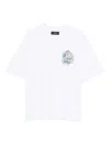 Amiri Graphic-print Drawstring T-shirt In White