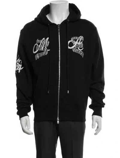 Pre-owned Amiri Graphic Print Jacket In Black