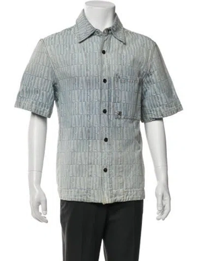 Pre-owned Amiri Graphic Print Jacket In Blue
