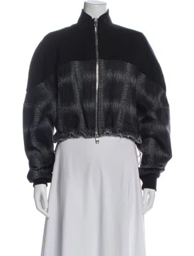 Pre-owned Amiri Graphic Print Jacket In Gray