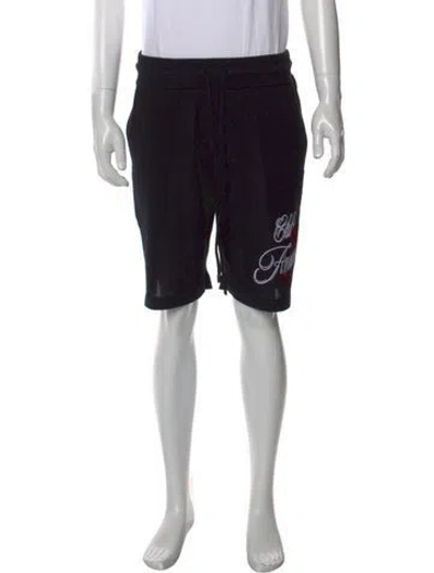 Pre-owned Amiri Graphic Print Jogger Shorts W/ Tags In Black