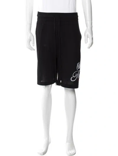 Pre-owned Amiri Graphic Print Jogger Shorts W/ Tags In Black