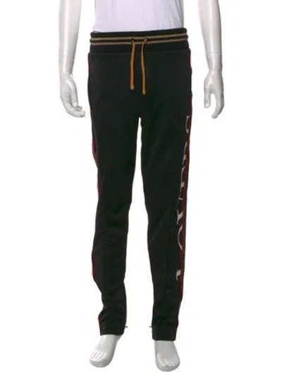 Pre-owned Amiri Graphic Print Joggers In Black