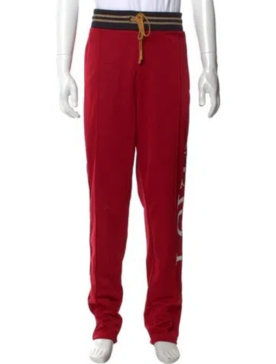 Pre-owned Amiri Graphic Print Joggers In Red