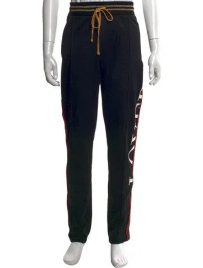 Pre-owned Amiri Graphic Print Lounge Bottoms In Black