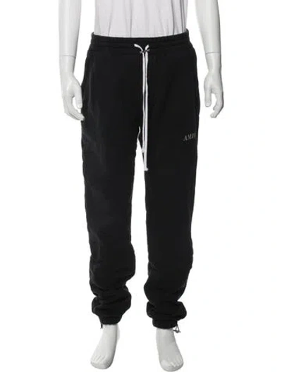 Pre-owned Amiri Graphic Print Lounge Bottoms In Black