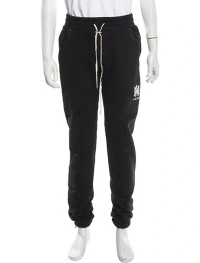 Pre-owned Amiri Graphic Print Lounge Bottoms In Black