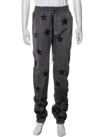 Pre-owned Amiri Graphic Print Lounge Bottoms W/ Tags In Gray