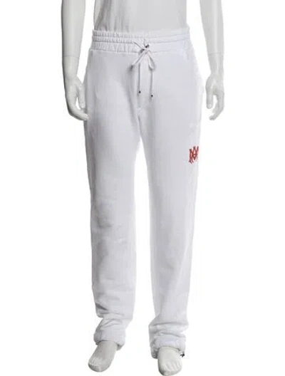 Pre-owned Amiri Graphic Print Lounge Bottoms In White