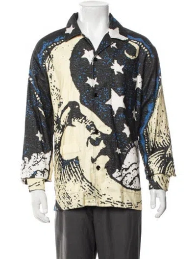 Pre-owned Amiri Graphic Print Pajama Top W/ Tags In Green