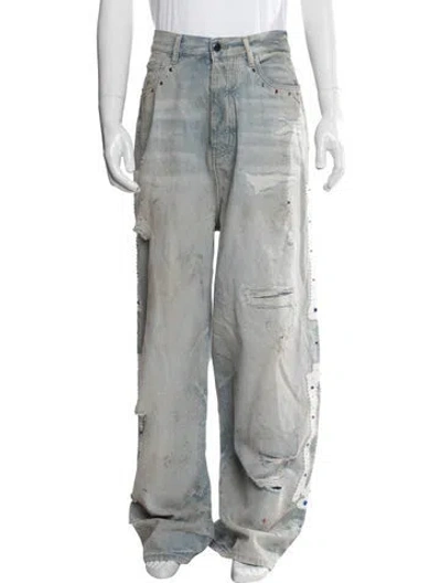 Pre-owned Amiri Graphic Print Pants W/ Tags In Gray