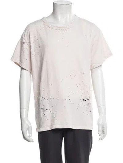 Pre-owned Amiri Graphic Print Scoop Neck T-shirt In Pink