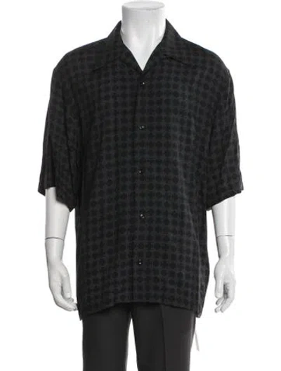 Pre-owned Amiri Graphic Print Short Sleeve Shirt In Black