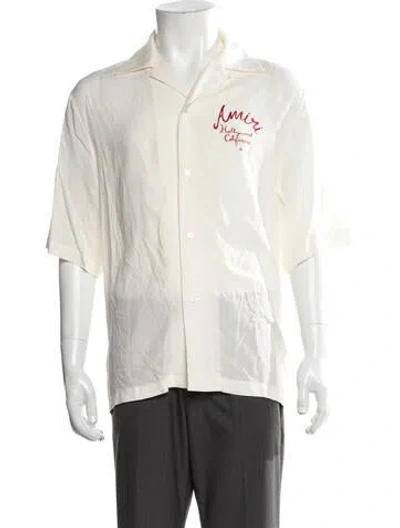 Pre-owned Amiri Graphic Print Short Sleeve Shirt In Neutral