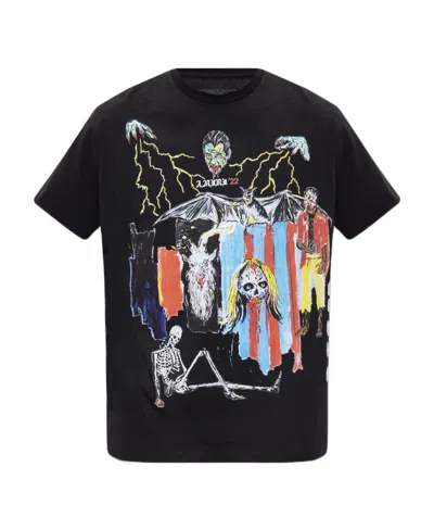 Amiri Graphic-print Short-sleeve T-shirt In Black