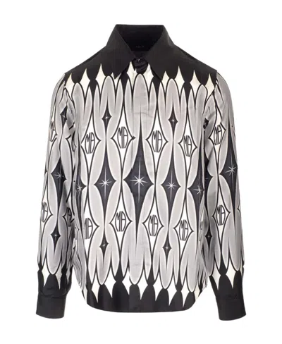 AMIRI GRAPHIC-PRINT SILK SHIRT