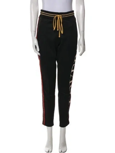 Pre-owned Amiri Graphic Print Sweatpants In Black
