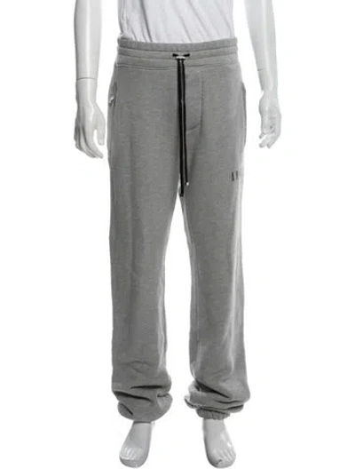 Pre-owned Amiri Graphic Print Sweatpants In Gray