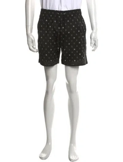 Pre-owned Amiri Graphic Print Swim Trunks W/ Tags In Black