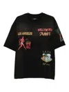 Amiri Crew Neck Graphic Print Relaxed Fit In Black