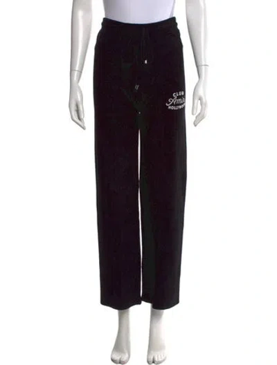 Pre-owned Amiri Graphic Print Wide Leg Pants W/ Tags In Black