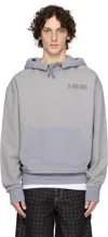 Amiri Gray '' Stencil Oversized Hoodie