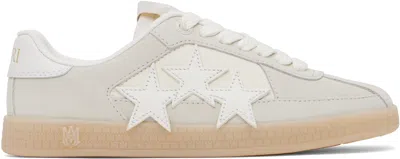 AMIRI GRAY & OFF-WHITE SUEDE PACIFIC SNEAKERS