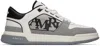 Amiri Grey 'classic Low' Sneakers With Maxi Logo On The Side And Logo Patch On The Tongue In Black