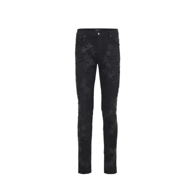 AMIRI GRAY COTTON SKINNY JEANS